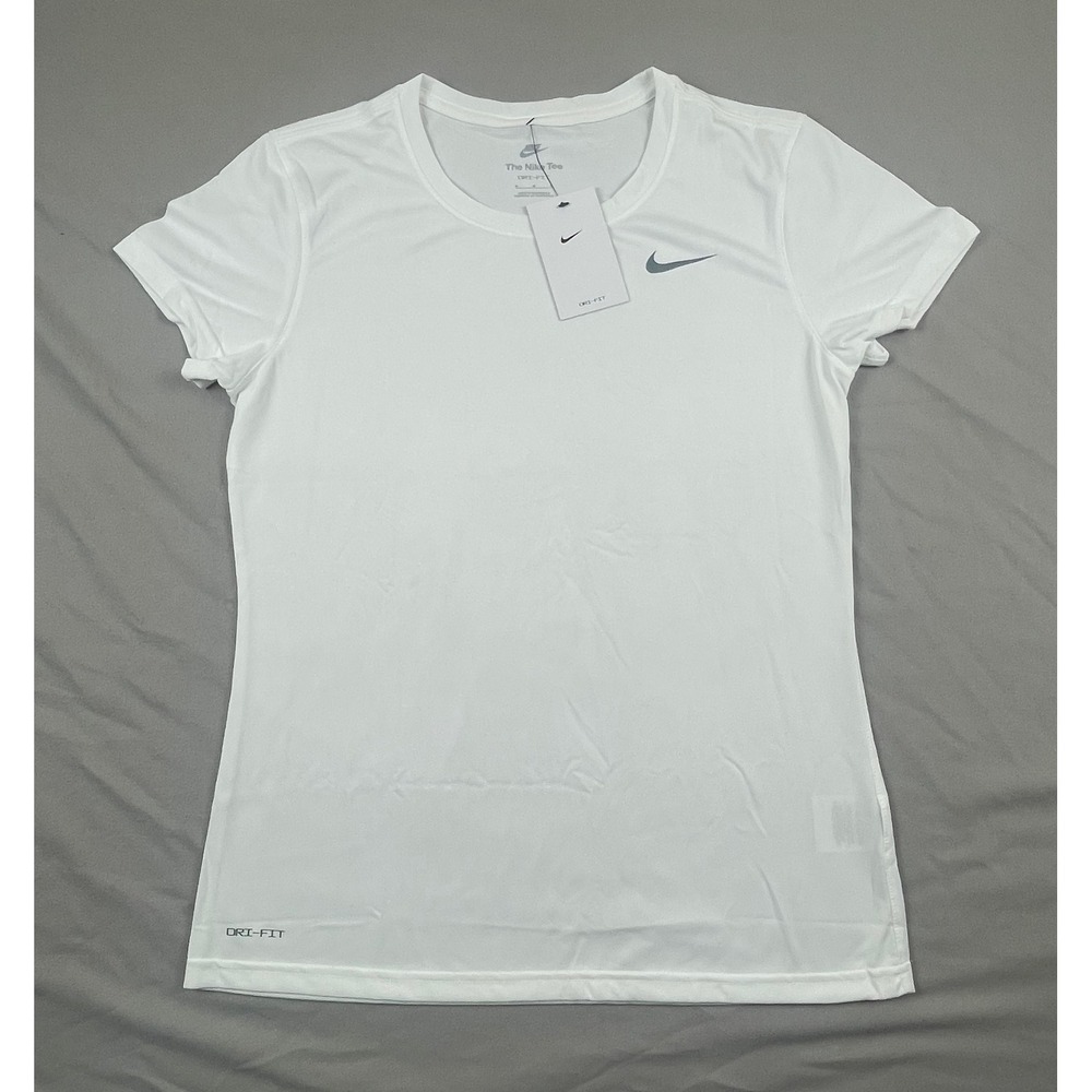 Nike Womens Dri-FIT Legend Training T-Shirt White CU7599-100 Size M